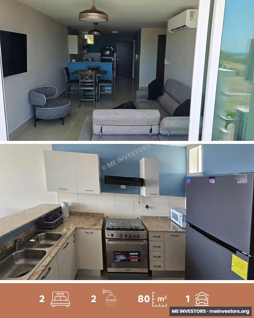 Apto. Fontanella del Mar | San Carlos | 80mts2 | $165,000.00, imagen 3